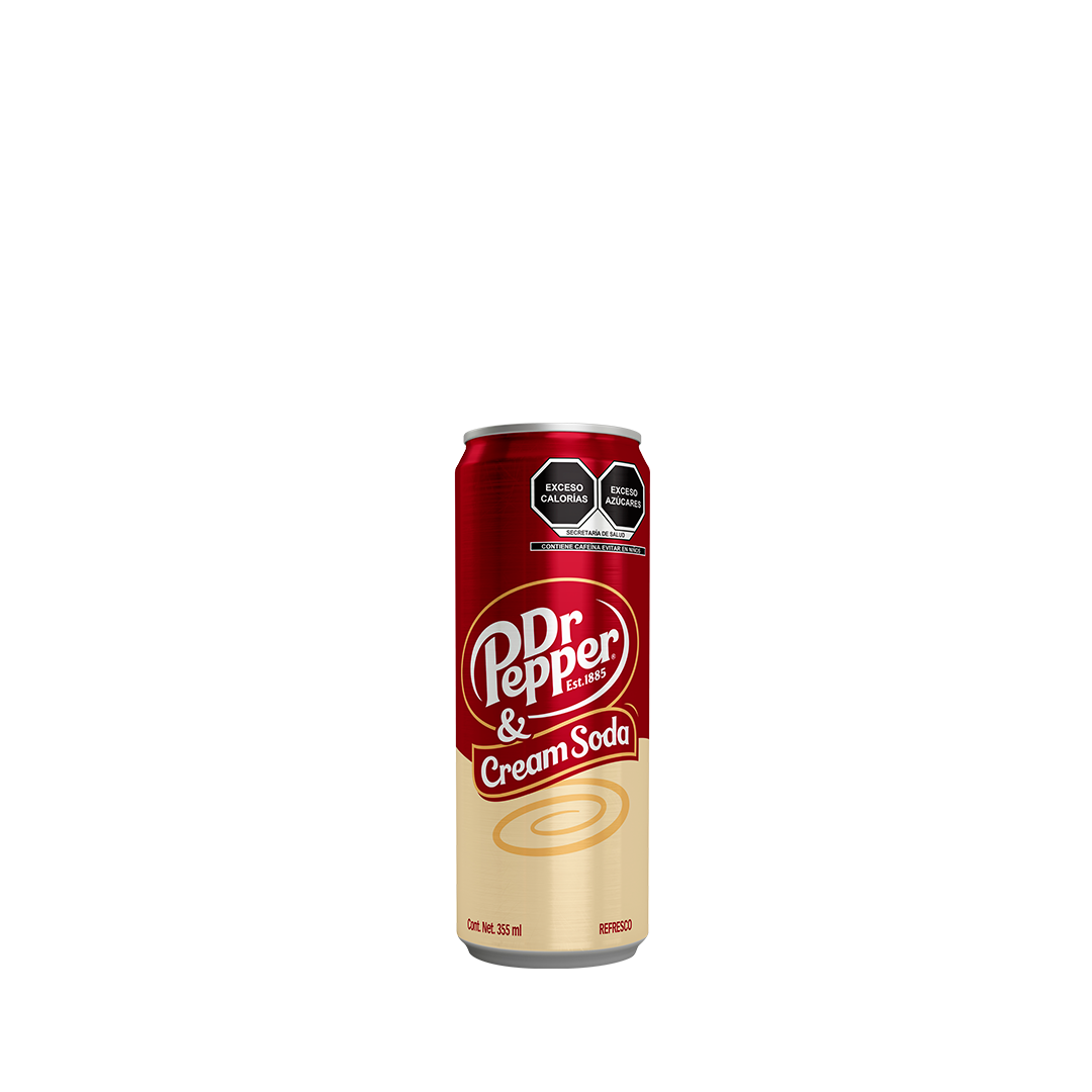 DR PEPPER CREAM SODA 355ML LATA 12PZS