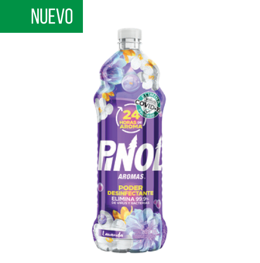 PINOL AROMAS LAVANDA 828ML 12 BOTELLAS
