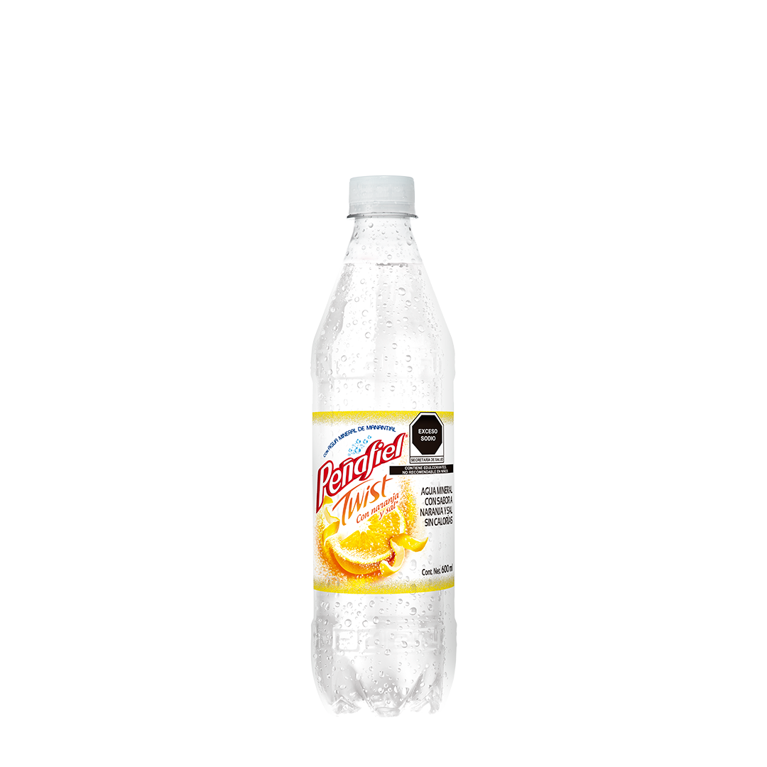 PEÑAFIEL TWIST NARANJA 600ML 12PZS