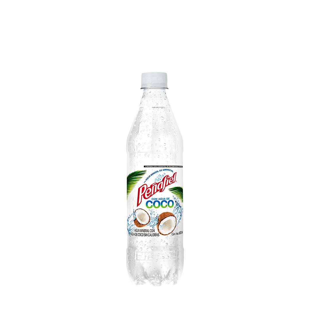 PEÑAFIEL AGUA COCO 600ML 12PZS