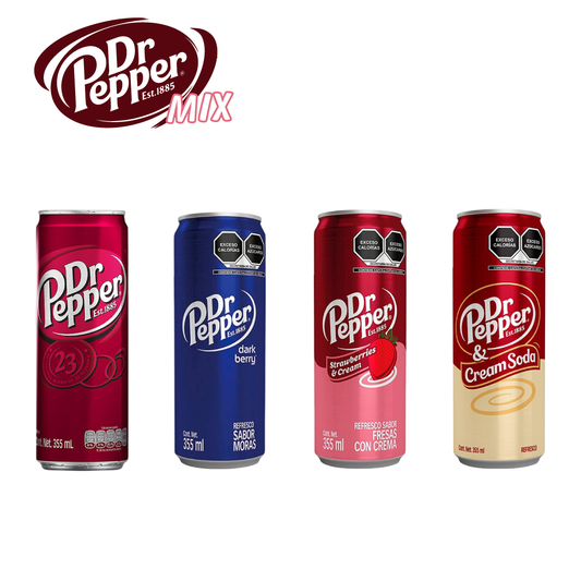 DR.PEPPER MIXTO DARK BERRY, DR. PEPPER, S&C Y CREAM SODA