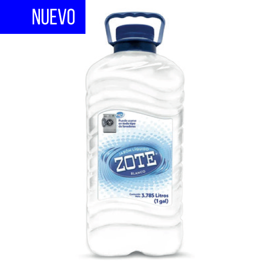 JABON LIQUIDO ZOTE BLANCO 4 GALONES  3.785L