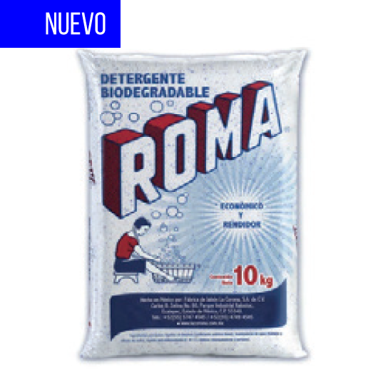 JABON EN POLVO ROMA 1 SACO 10KG