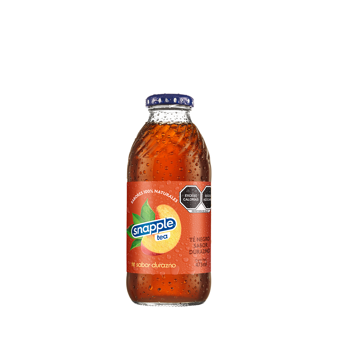 SNAPPLE DURAZNO 473ML VNR 12PZS