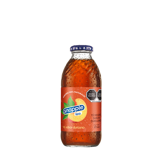 SNAPPLE DURAZNO 473ML VNR 12PZS