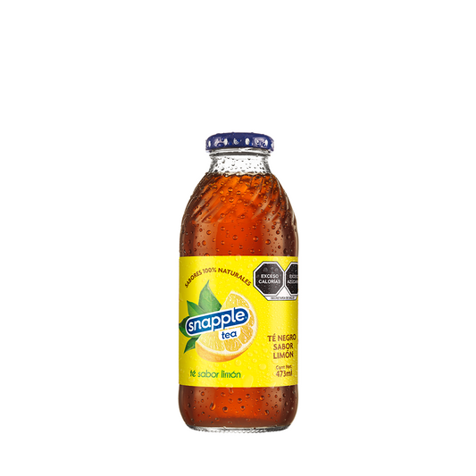 SNAPPLE LIMÓN 473ML VNR 12PZS